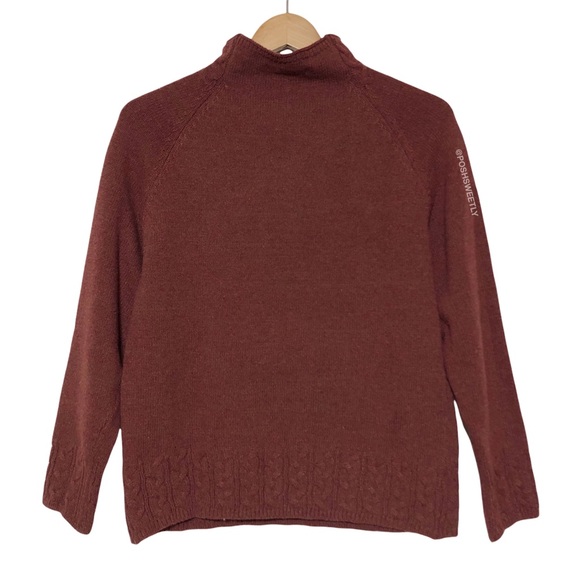 Misslook Mockneck Cable Knit Sweater - Picture 5 of 10